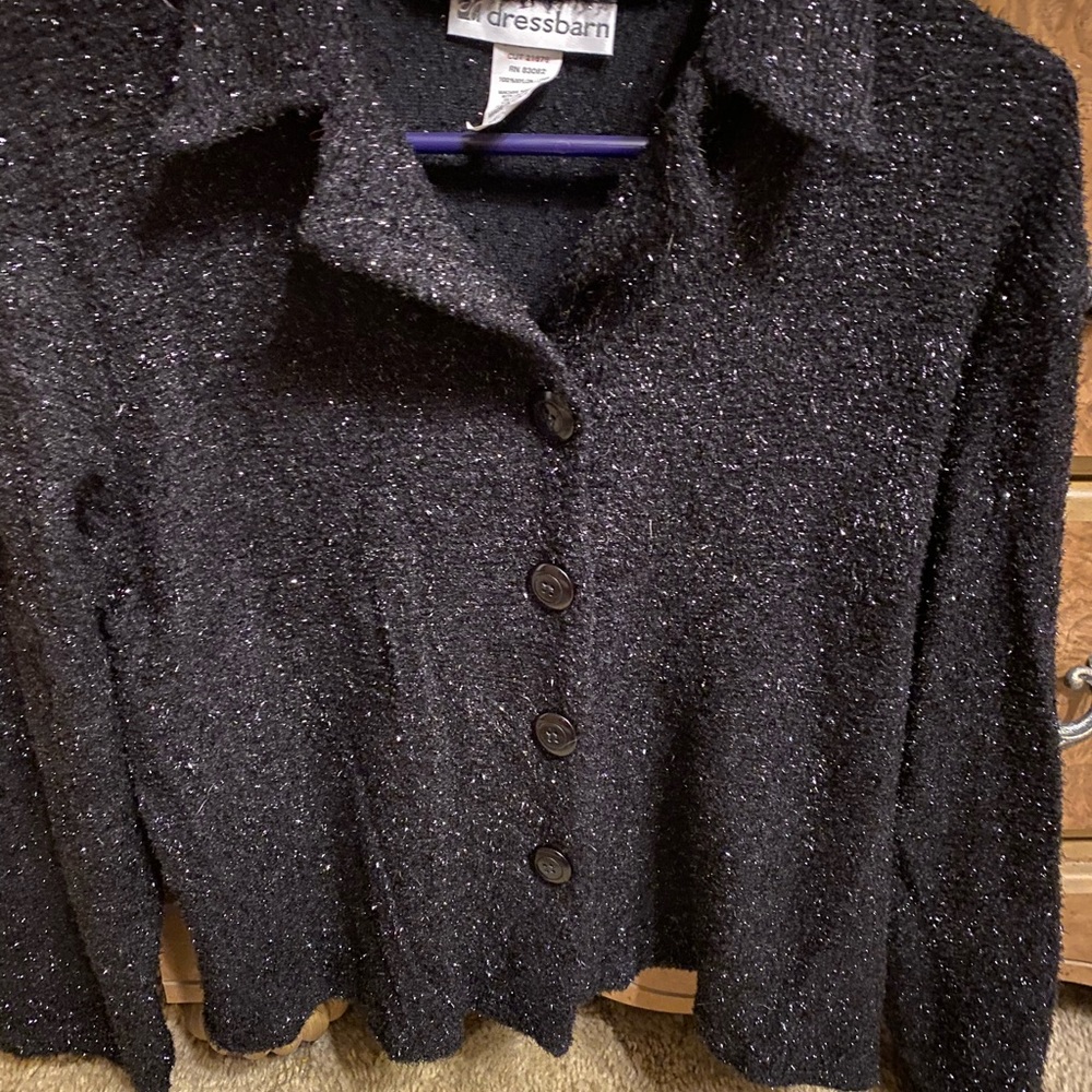 Black sparkling jacket